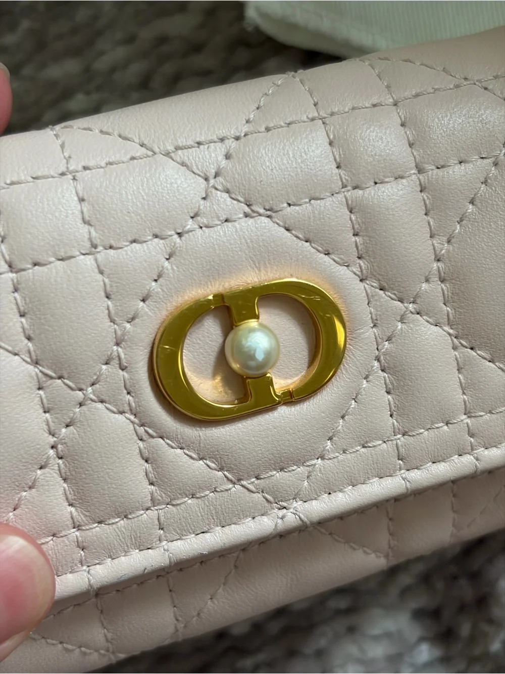 Christian Dior Jolie Glycine Wallet Powder Pink